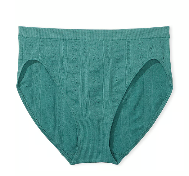 DUMMY - Panti Victoria Secret sin costura pierna alta verde aqua  - S